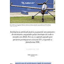 Investimento em 'startups' portuguesas cresceu 55% em 2024, para 886 milhes